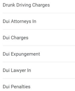 Google Services DUI Lawyer