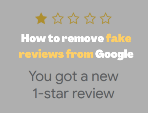 How to remove a fake review from Google